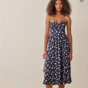 Reformation Aymeline Dress Midi Dress in Splatter 4